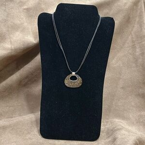 Silpada Sterling Silver Bronzite Pendant Necklace